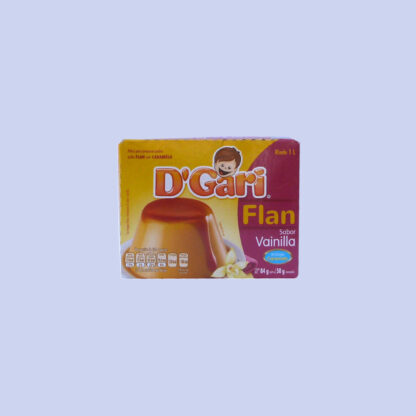 Flan Sabor A Vainilla DGARI 84g Rinde 1L Isla360