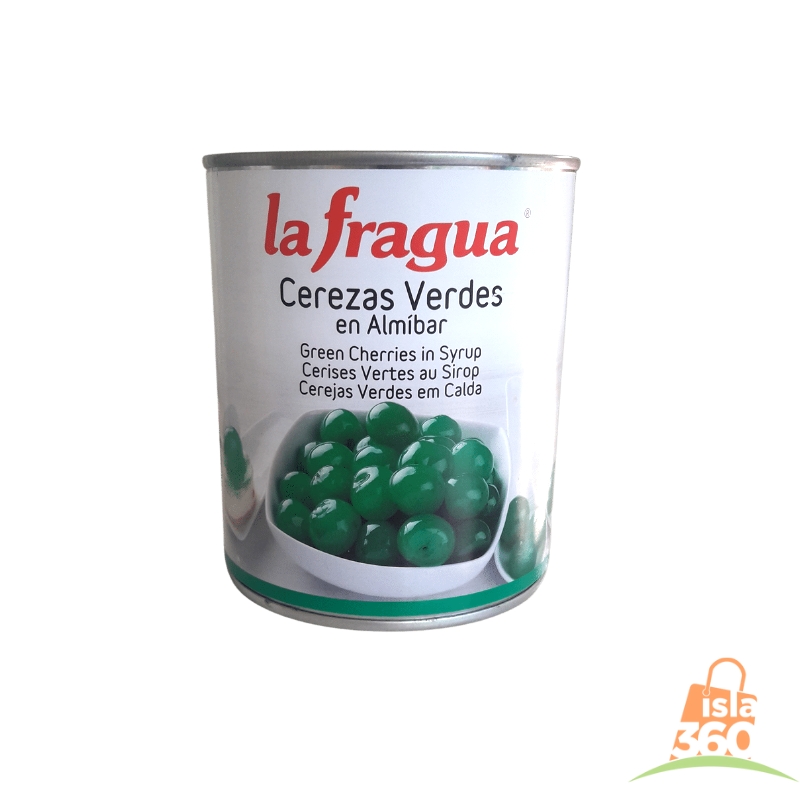 Cereza verde en almíbar LA FRAGUA 850g – Isla360