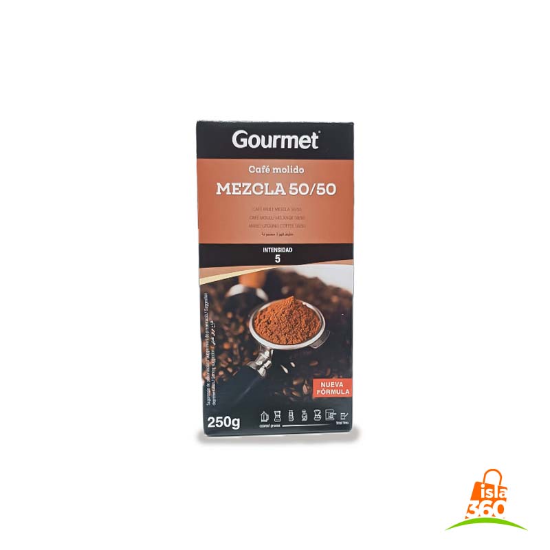 Café molido Descafeinado Mezcla, 250 g. - Cafés Baqué