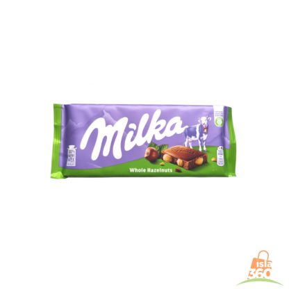 Tableta de chocolate con avellanas MILKA 100g