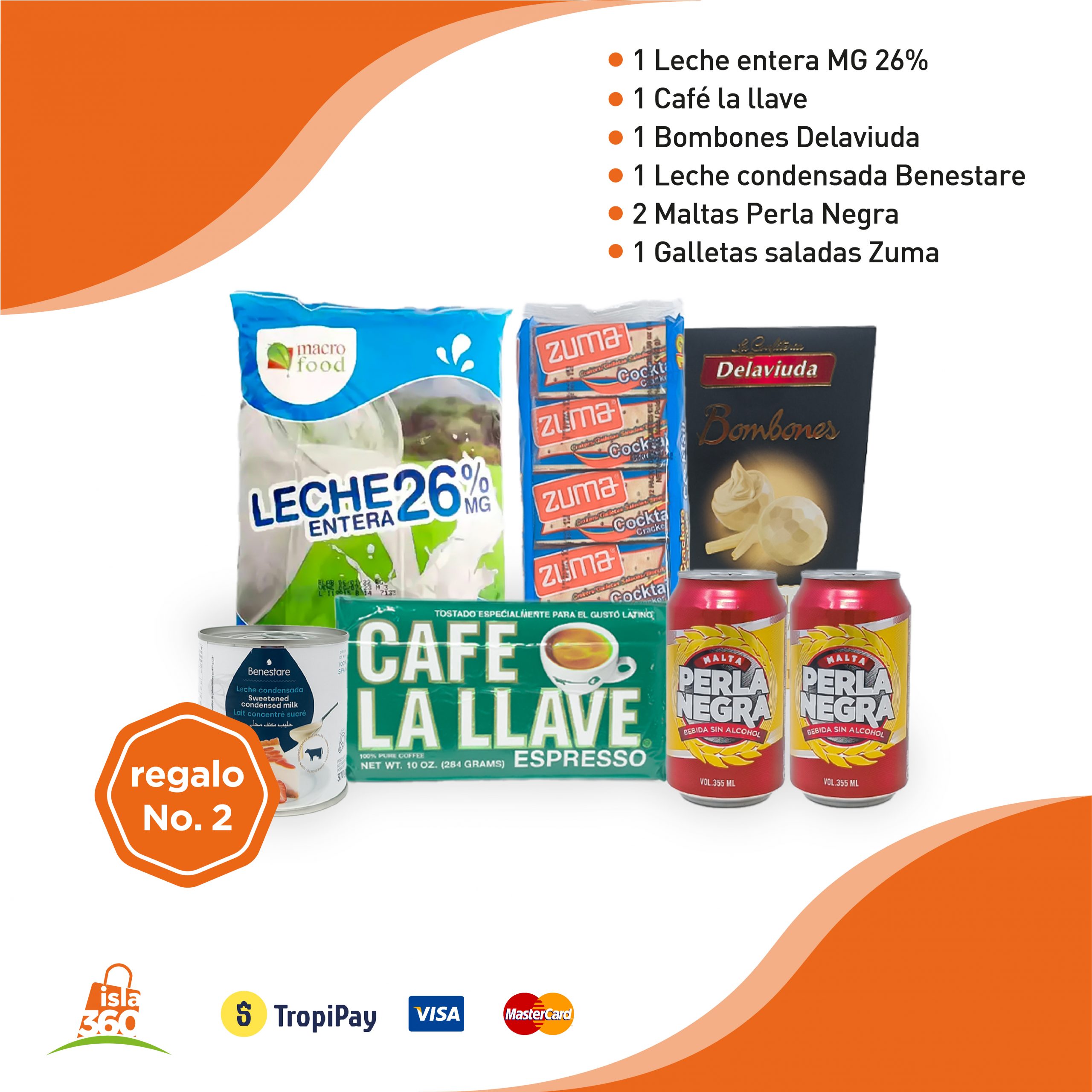 Leche entera en polvo 26% MG 1kg – Isla360