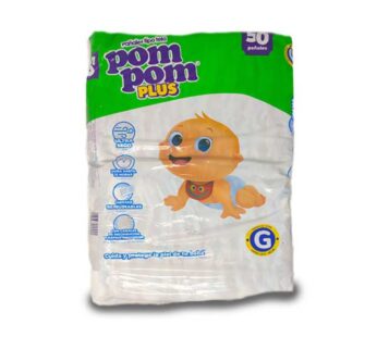 Pañal desechable POM POM Plus talla G (50 culeros)