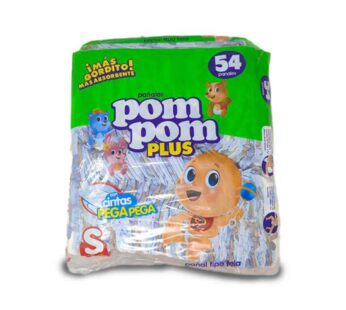 Pañal desechable POM POM Plus talla S (54 culeros)