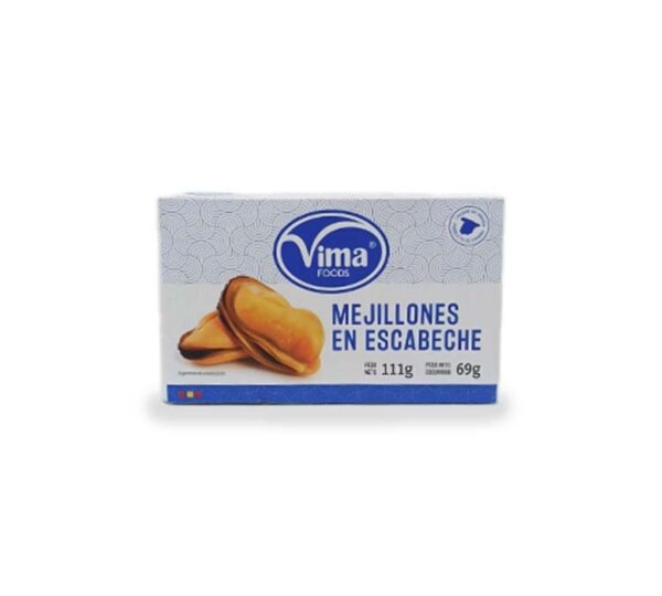 Mejillones escabeche VIMA 111g