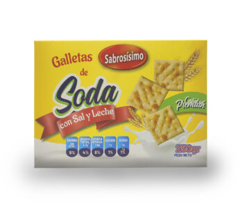 Galleta de soda SABROSISIMO 250g (con sal y leche)