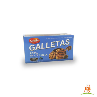 Galletas con pepitas de chocolate SABROSISIMO 128g