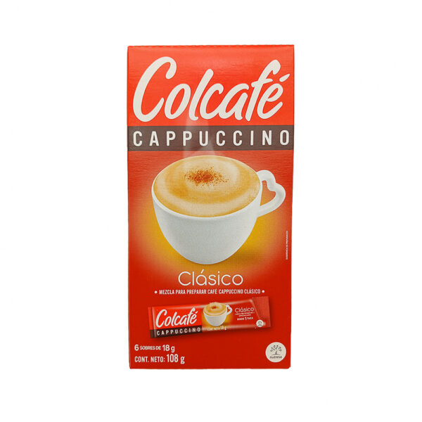 Capuccino COLCAFE 108g (sabor clásico)