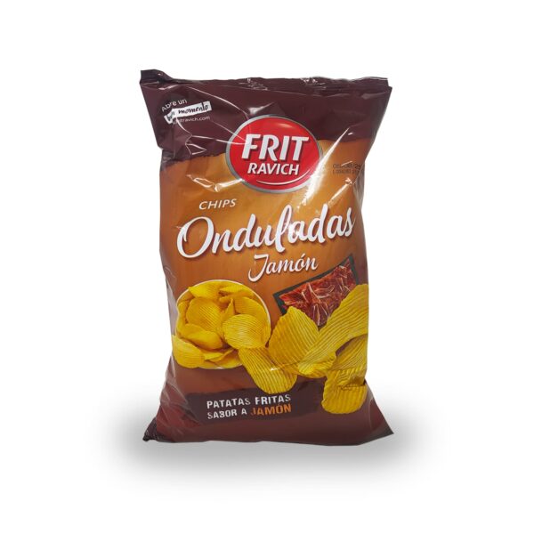 Chips onduladas sabor jamón FRIT RAVICH 160g