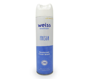 Desodorante femenino WEISS 200ml (spray fresh)