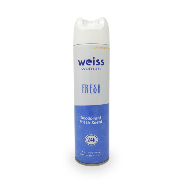 Desodorante femenino WEISS 200ml (spray fresh)