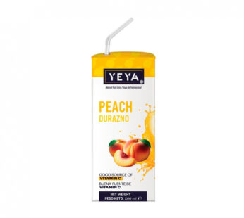 Jugo de fruta natural YEYA 200ml (sabor durazno)