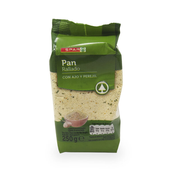 Pan rallado SPAR 250g (con ajo y perejil)