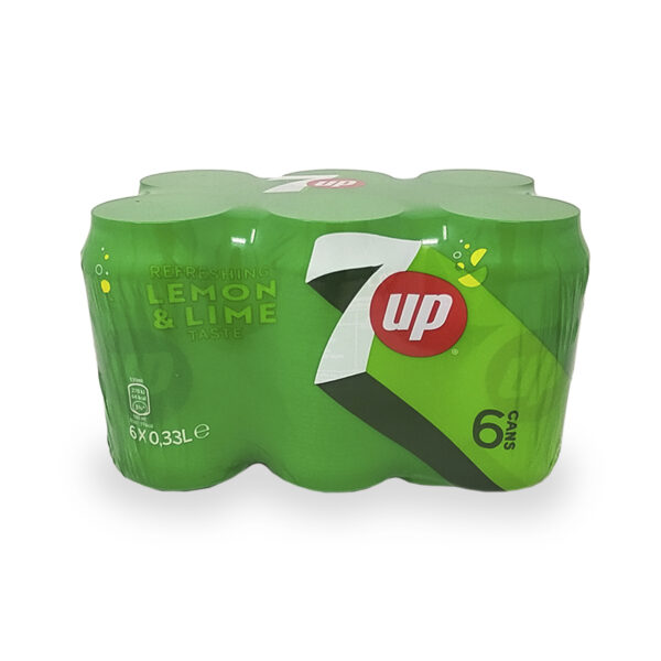 Refresco SEVEN UP 330ml x 6u (six pack)