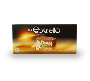 Turrón de chocolate con almendra LA ESTRELLA 200g