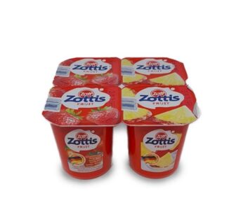 Yogurt ZOTTI FRUIT fresa/ piña 4x115g