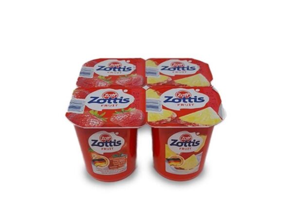 Yogurt ZOTTI FRUIT fresa/ piña 4x115g