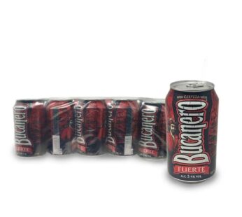 Cerveza BUCANERO 355ml x 24u (lata, caja)