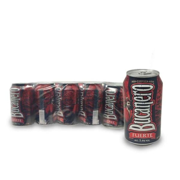 Cerveza BUCANERO 355ml x 24u (lata, caja)