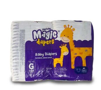 Pañal desechable MAGIC talla G (40 culeros)