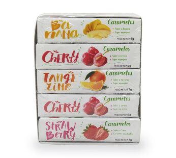 Caramelos suaves SABROSÍSIMO 340g (frutas varias)