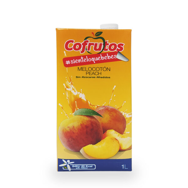 Néctar de melocotón COFRUTOS 1L