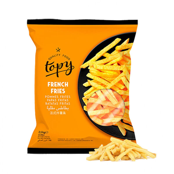 Papas prefritas TOPY 2.5kg