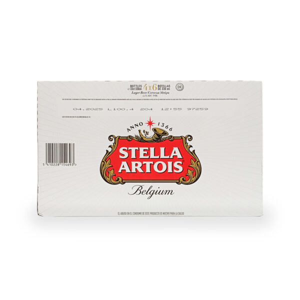 Cerveza STELLA ARTOIS 330ml x 24u (caja, botella)