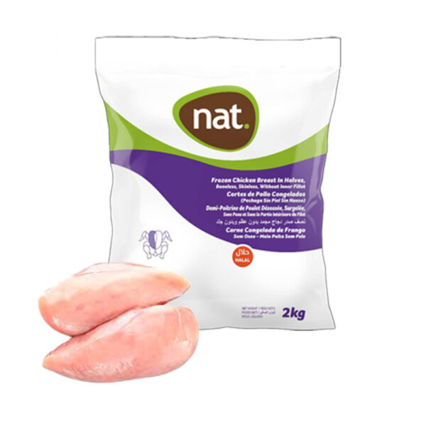 Pechuga de pollo sin piel y sin hueso NAT 2kg