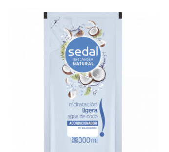 Acondicionador SEDAL hidratación ligera 300ml (agua de coco)