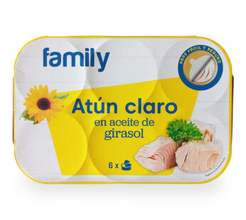 Atún FAMILY 352g (aceite girasol 6u)