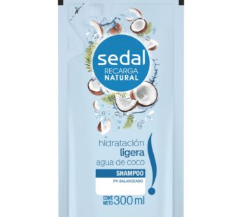 Champú SEDAL hidratación ligera 300ml (agua de coco)
