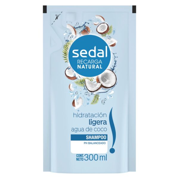 Champú SEDAL hidratación ligera 300ml (agua de coco)