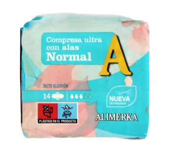 Compresa ultra con alas ALIMERKA 14u