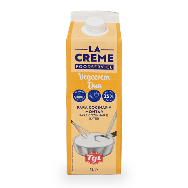Crema VEGECREM DUO 1L (para cocinar y montar)