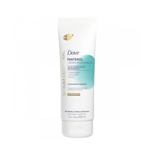 Crema corporal DOVE 200ml (serum Pantenol)