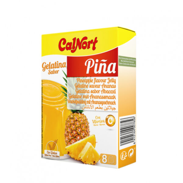Gelatina CALNORT 170g (piña, 2x85g)