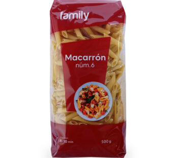 Macarrones FAMILY 500g