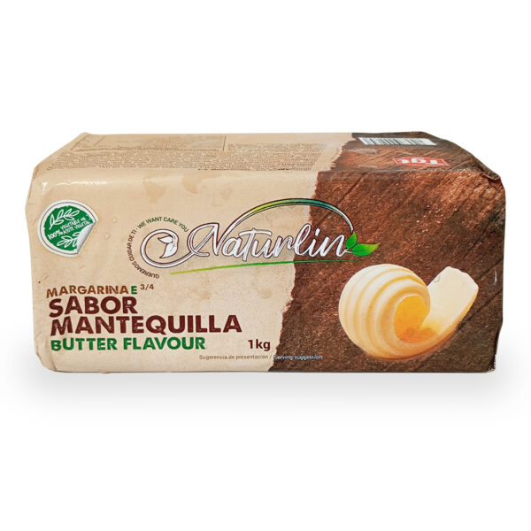 Margarina sabor mantequilla NATURLIN 1kg