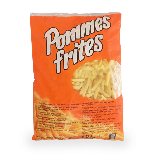 Papas prefritas POMMES FRITES 2.5kg