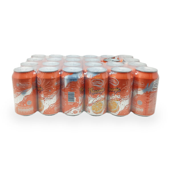 Refresco CIEGO MONTERO naranja 355ml x 24u (lata, caja)