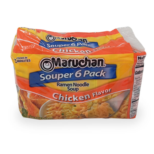 Sopa de fideos MARUCHAN 85g x 6u (sabor pollo)