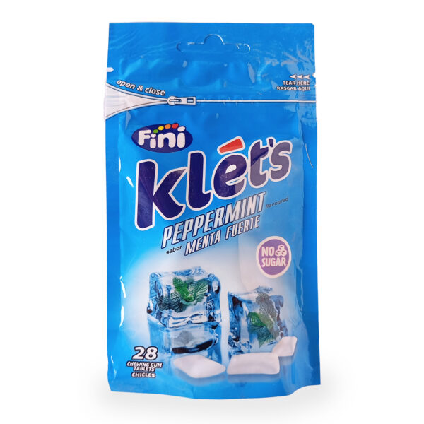 Chicle KLET'S FINI 39g (menta 28u)