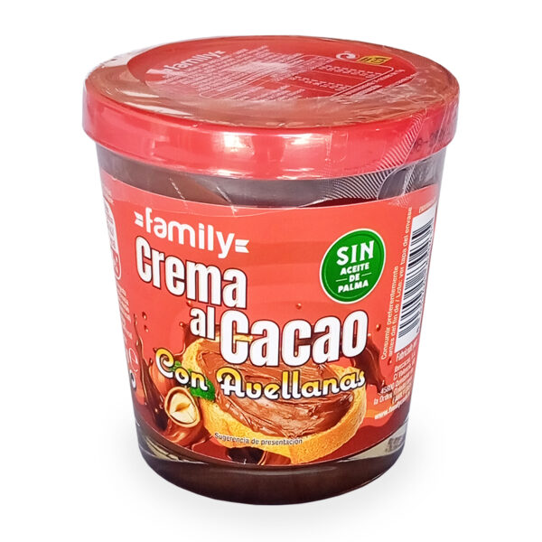 Crema cacao con avellanas FAMILY 210g (1 sabor)
