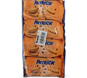Galletas PATRICK 4u x 60g (rellenas de chocolate)