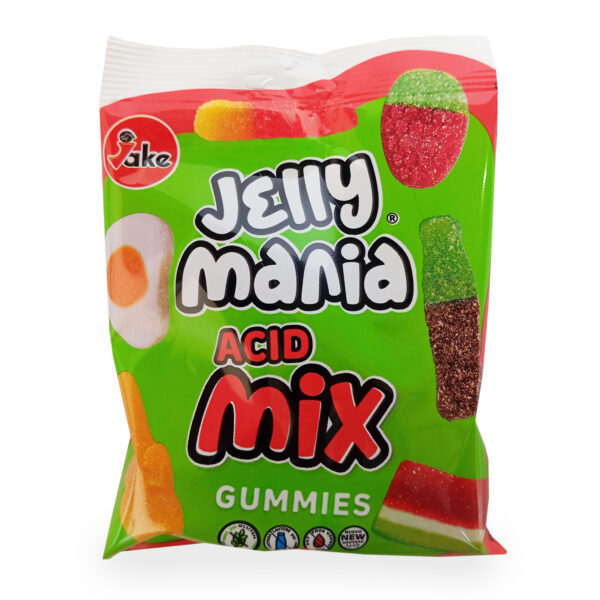 Gomitas jelly mania JAKE 100g (surtido ácido)