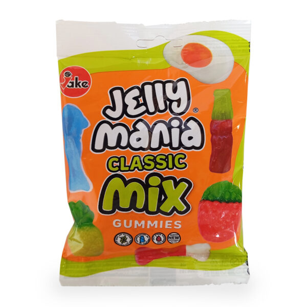 Gomitas jelly mania JAKE 100g (surtido clásico)