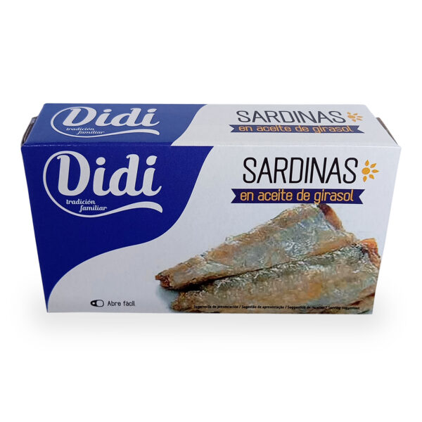 Sardinas DIDI 125g (aceite vegetal)